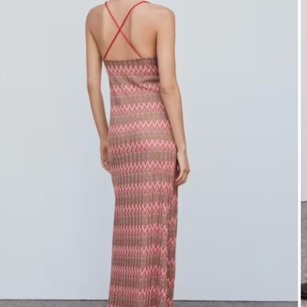 Geometric pattern dress